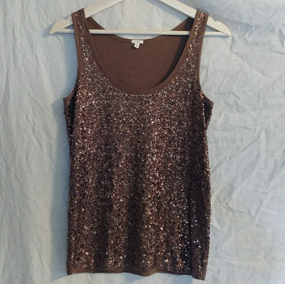 Awesome sparkly JCrew tank top